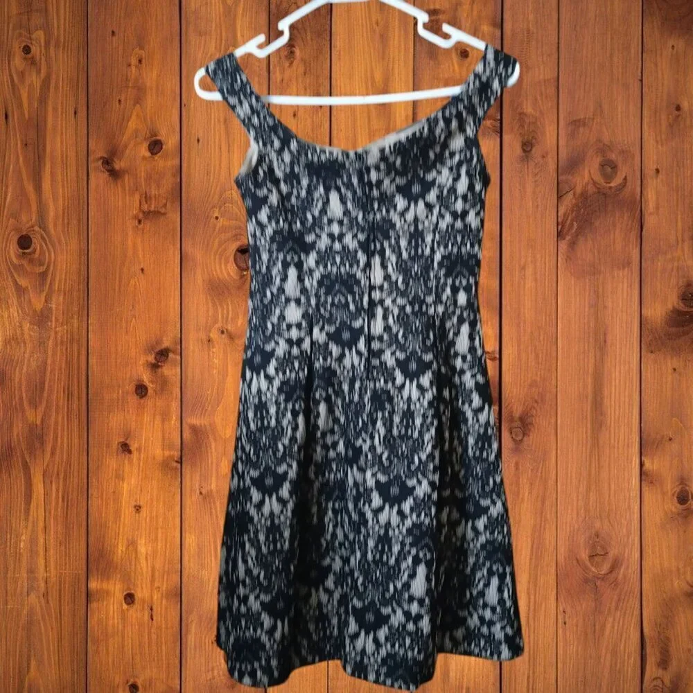 Francesca's Size XS Black Lace Sleeveless Fit & Flare Mini Dress Party Holiday